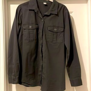 Grey Button down shirt